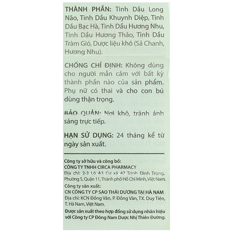 Hũ hít dược liệu Nhị Thiên Đường giúp thông mũi, giải cảm 5g - 9